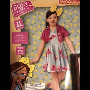 Rubie's Brooklyn BOXY GIRLS Costume + 2 mini boxes